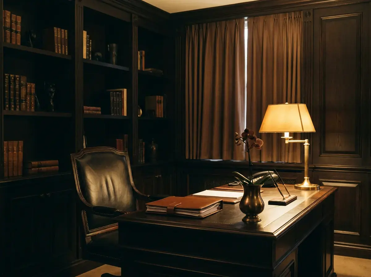 Physician's consulting room prepared for a patient examination
